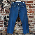 Levis 501 Jeans Mens 32x29 Straight Leg Button Fly Blue Denim