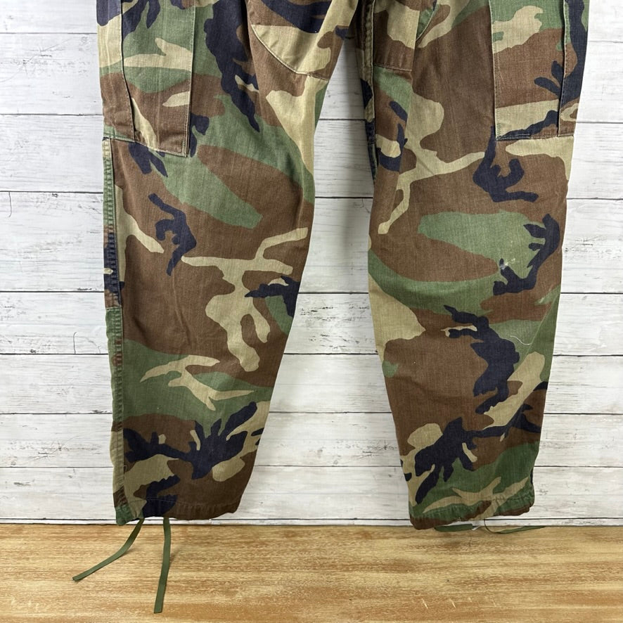 US Army cargo Pants Medium Reg Camo Combat Uniform Hot Weather Trousers 32x30"