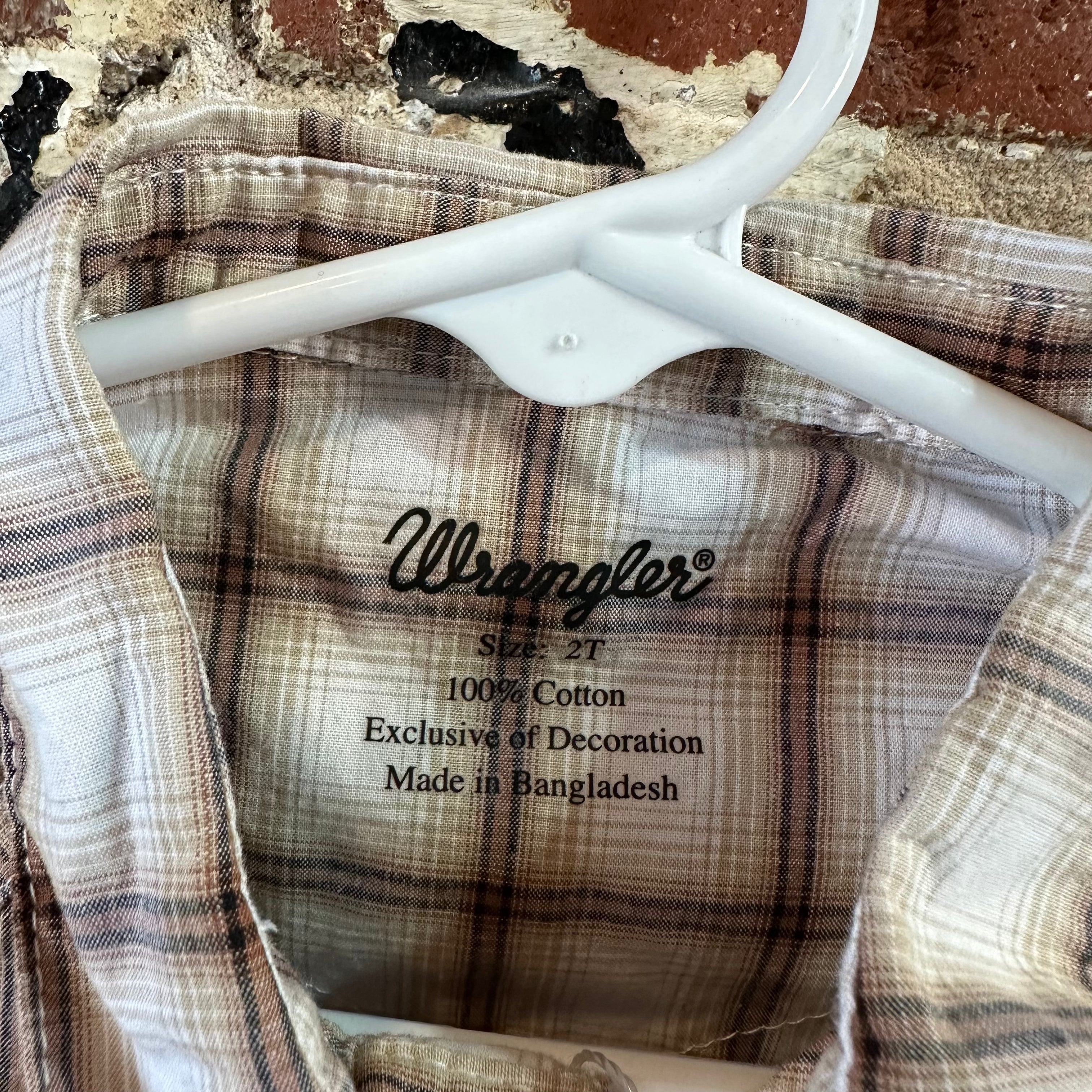 Wrangler Western Shirt Boys 2T