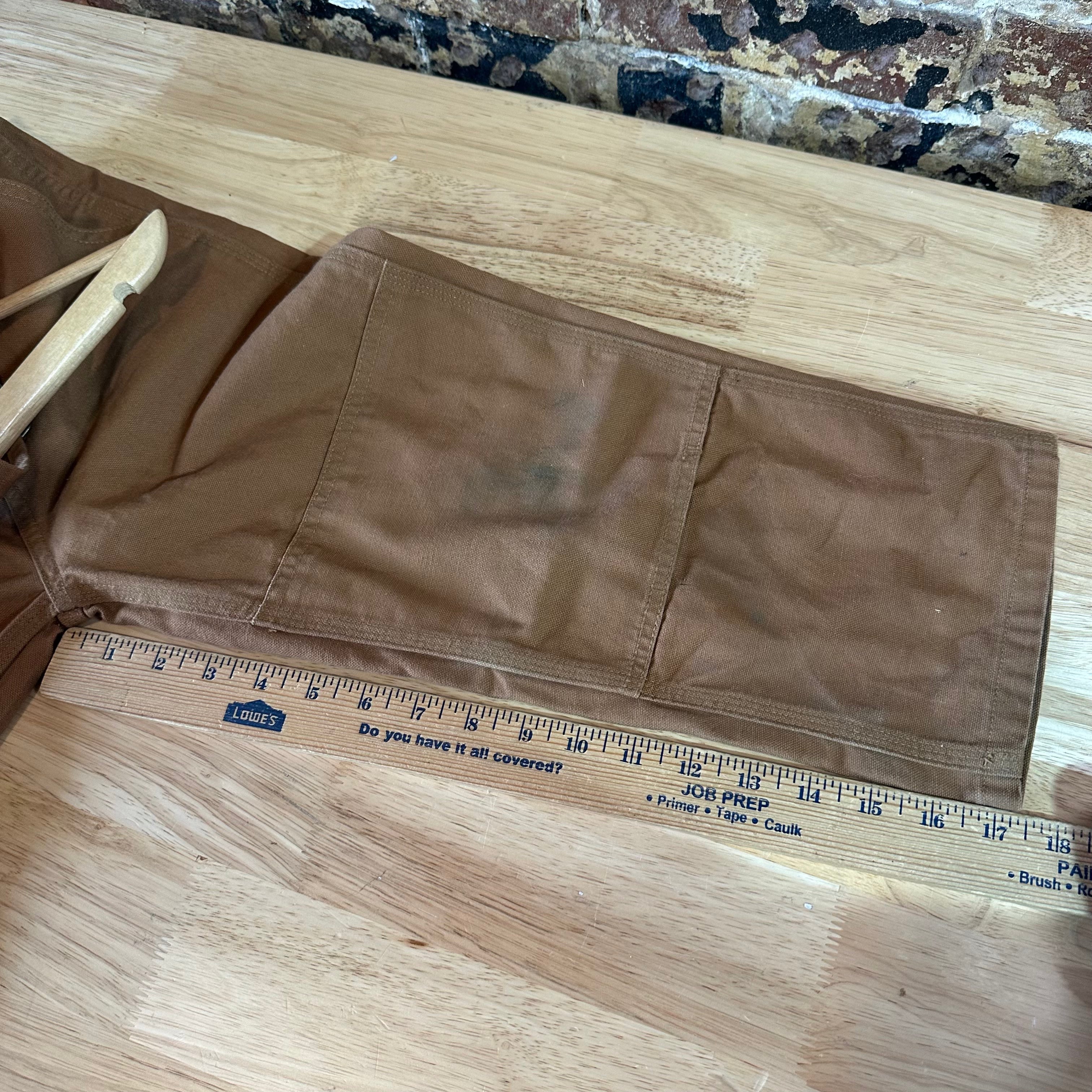 Carhartt Overalls Canvas Brown boys 5 Bibs