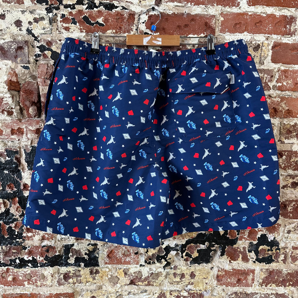 Magellan Mens 2XL Blue Arkansas Shorts