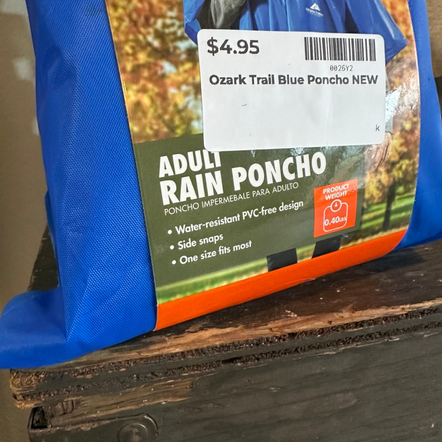 Ozark Rain Poncho NEW