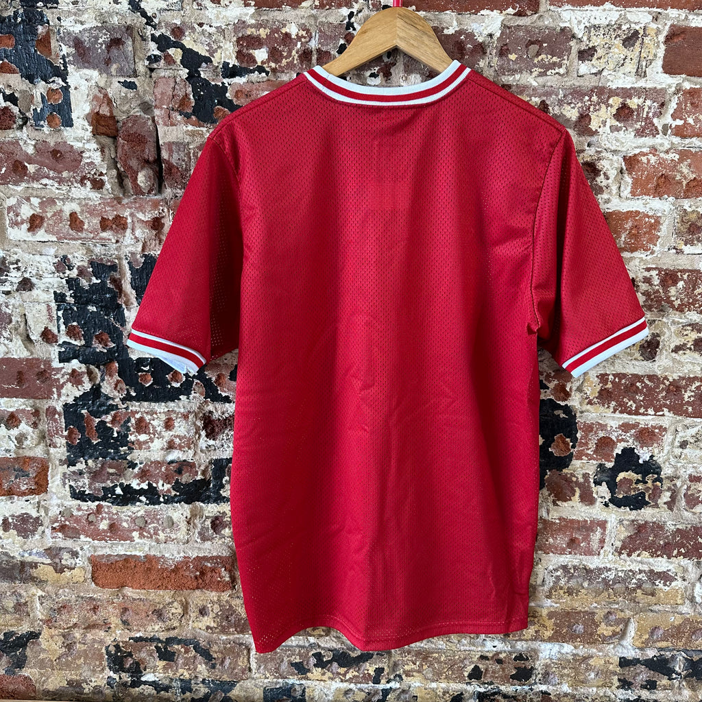 Arkansas Razorbacks Hogs The Victory Jersey Mens Size Large Red Breathable S/S