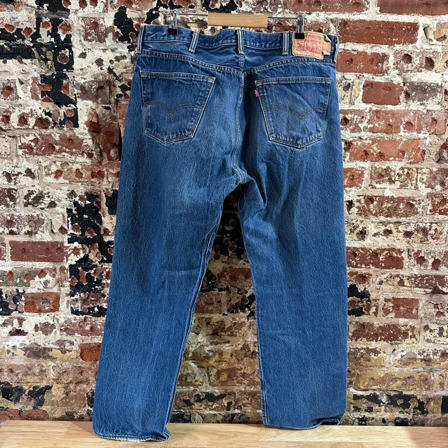 Levi's 501 Mens 42x34 Blue Jeans