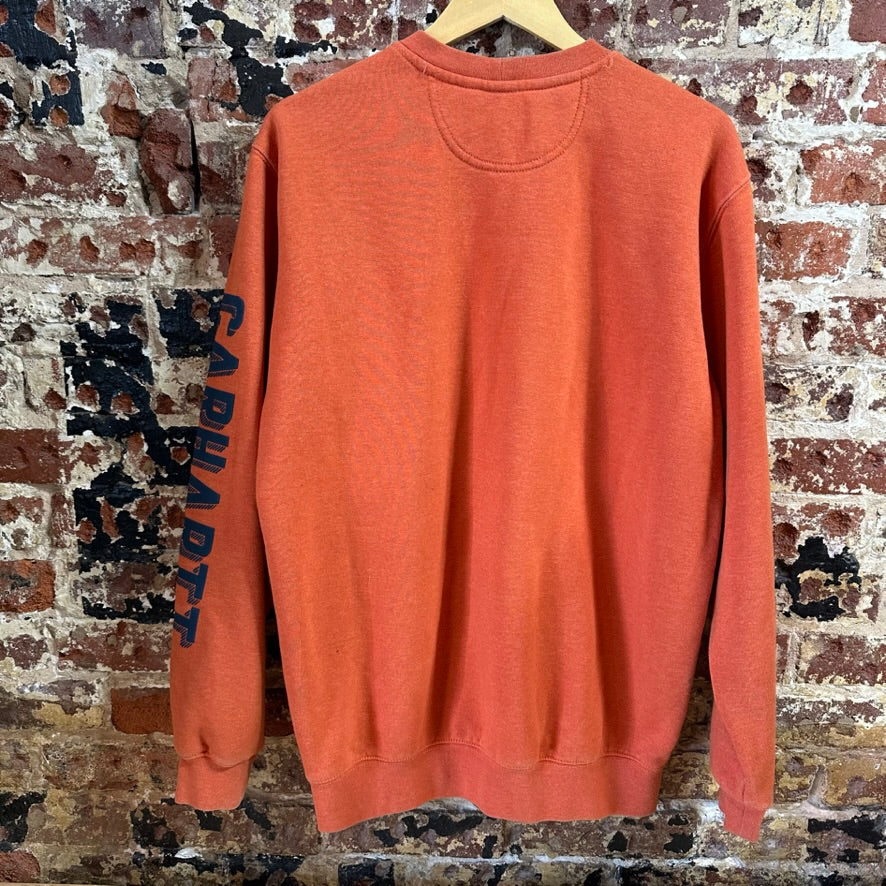 Carhartt Orange Sweatshirt Mens Medium