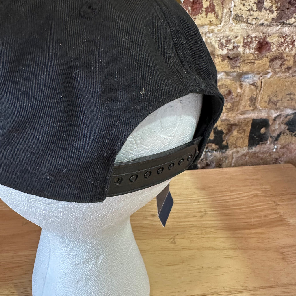 Lucky Brand AC/DC Snapback Hat Black Red Embroidered Rock Band Cap NEW