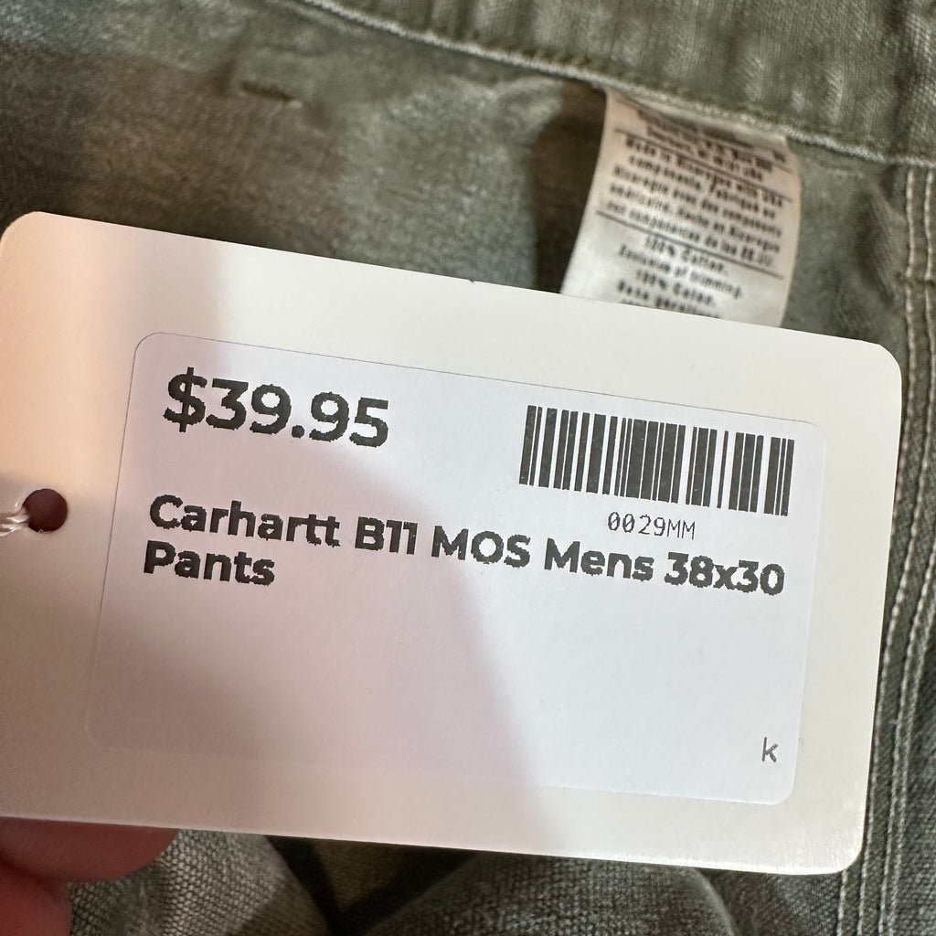 Carhartt B11 MOS Mens 38x30 Pants