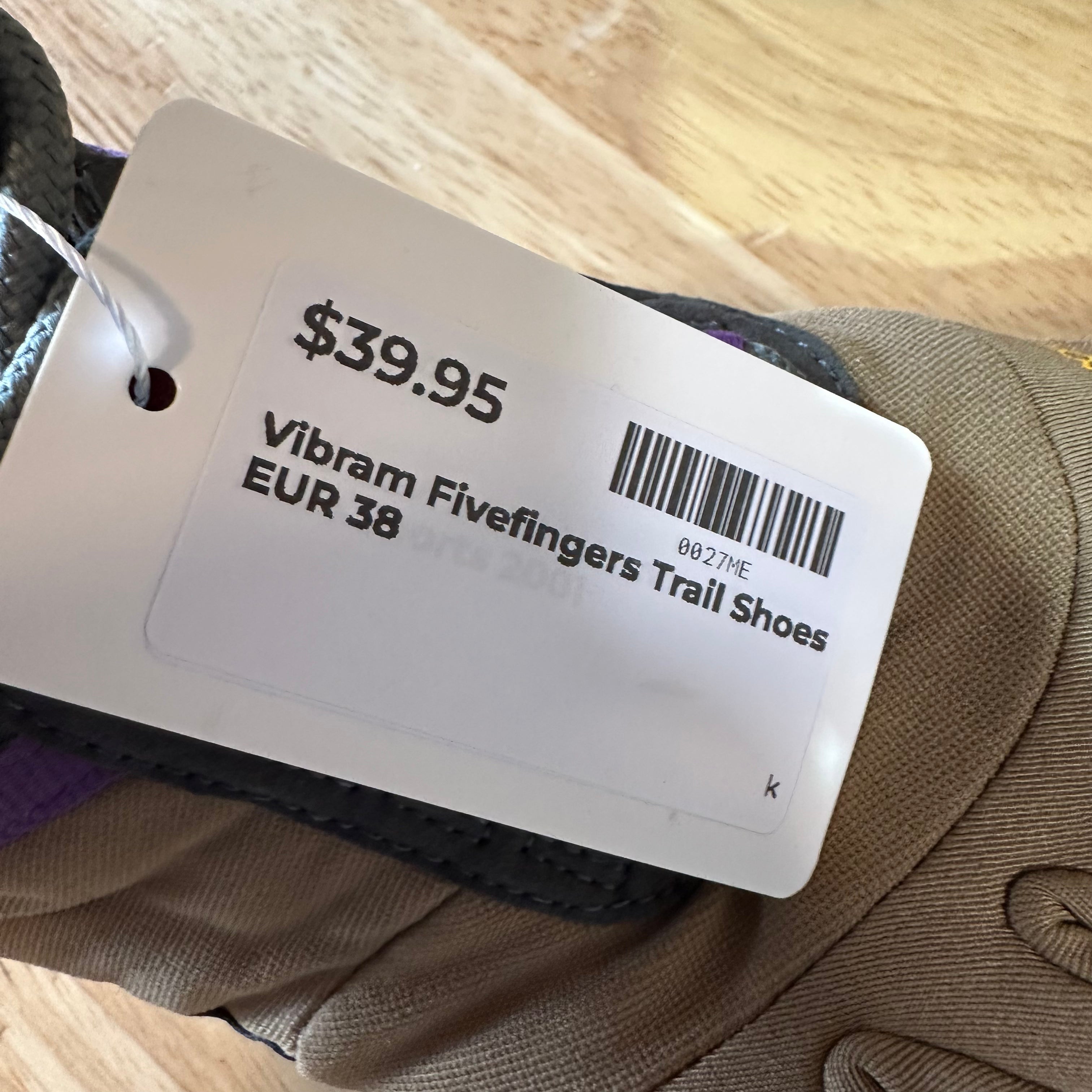 Fivefinger Womens 7.5-8 Brown Shoes