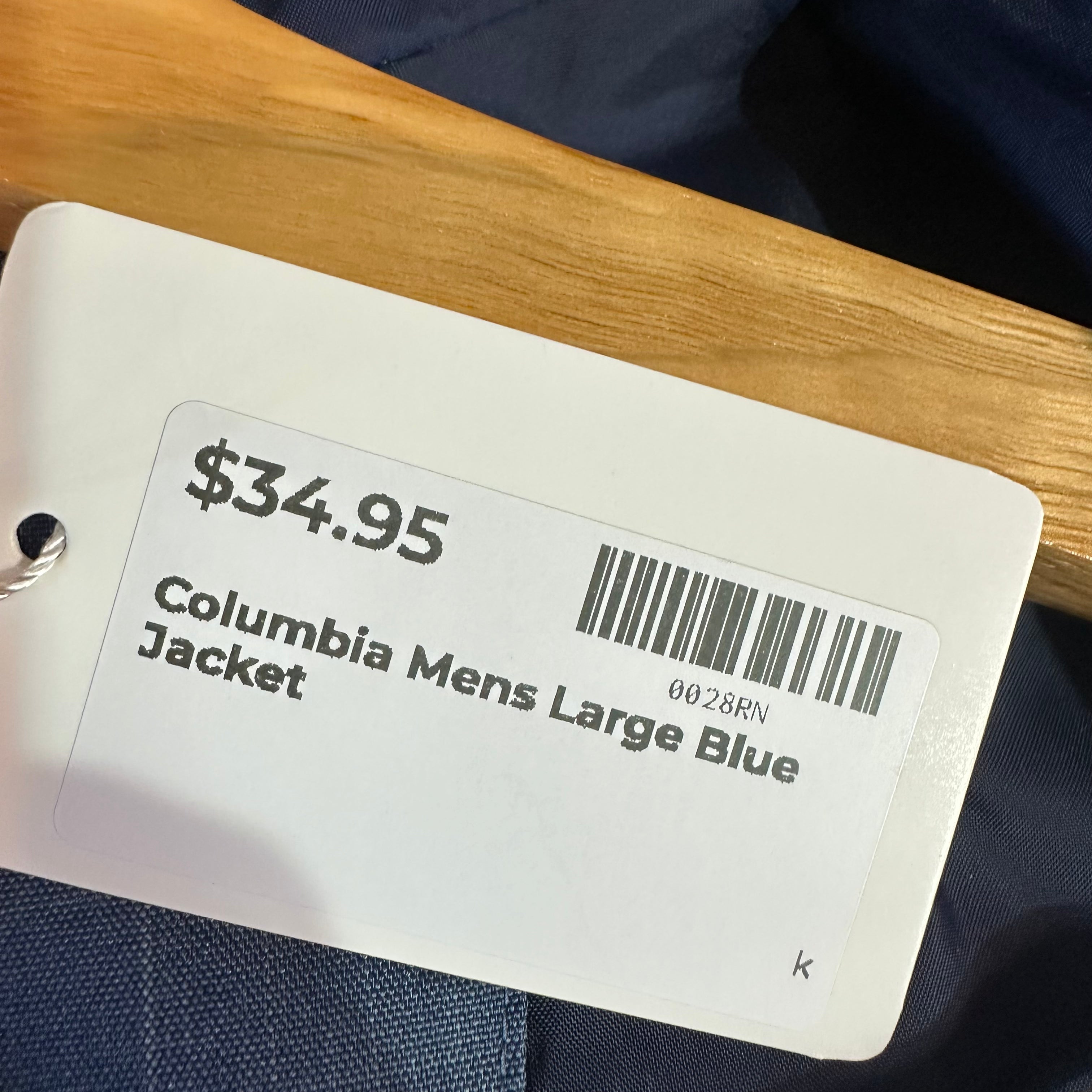 Columbia Omni Tech Men's Large Blue Jacket