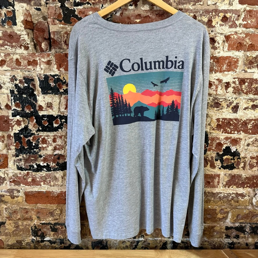 Columbia Men's XL L/S Gray T-Shirt NEW