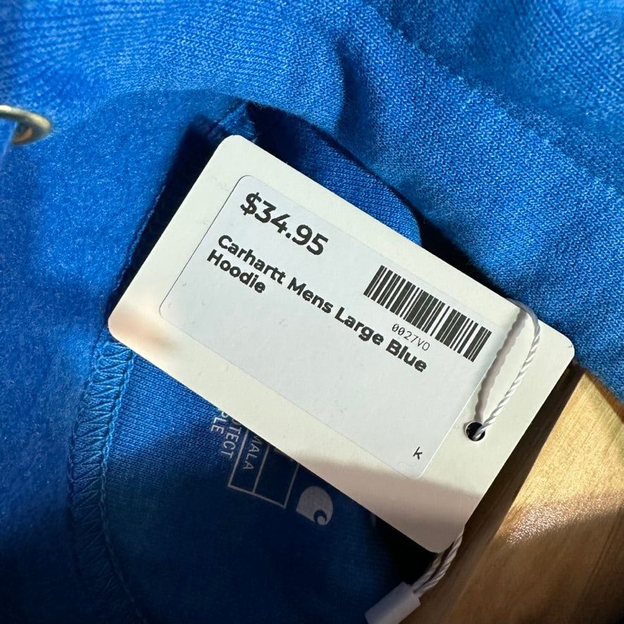 Carhartt Men's Large Blue Hoodie