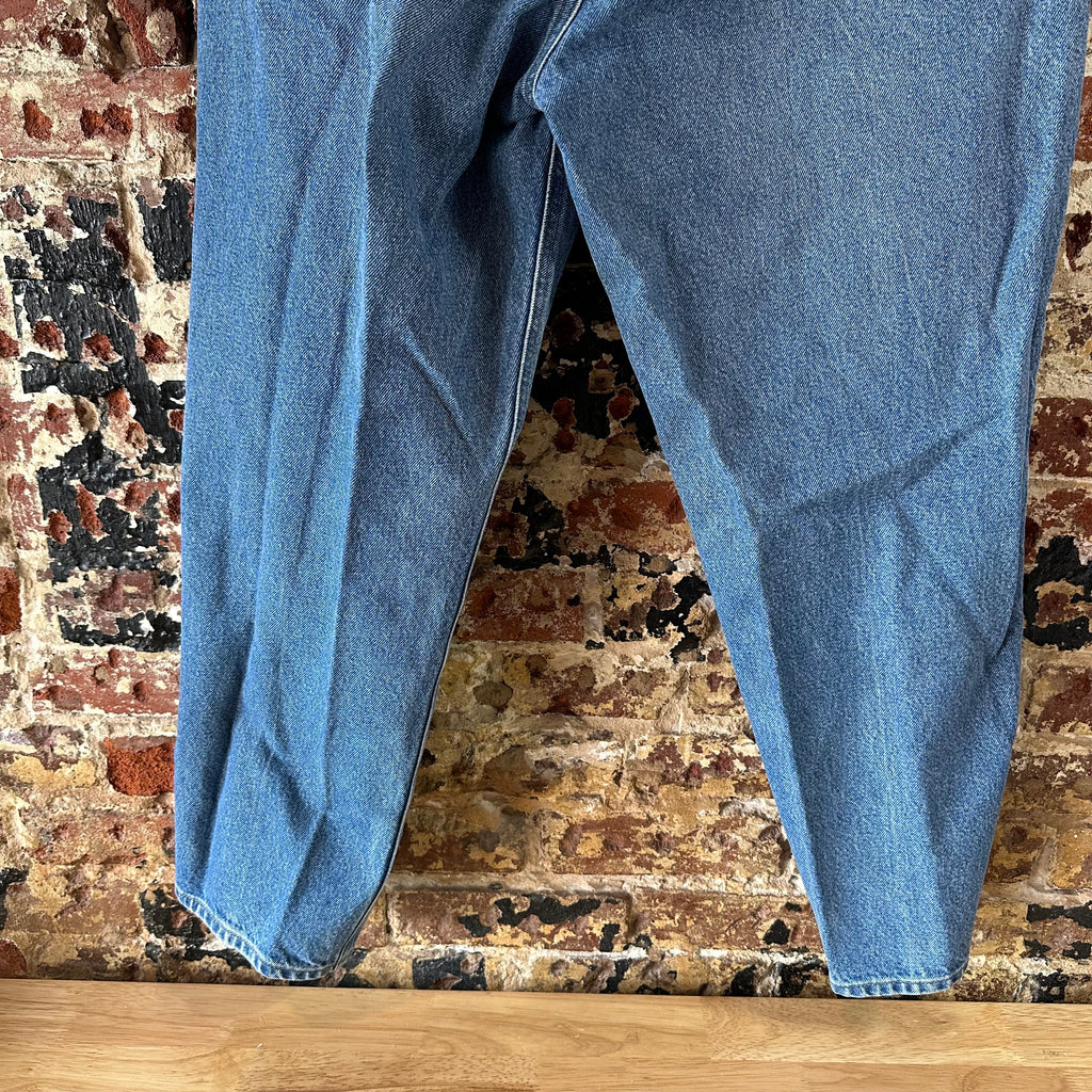 Carhartt Mens 38x28 Blue Jeans