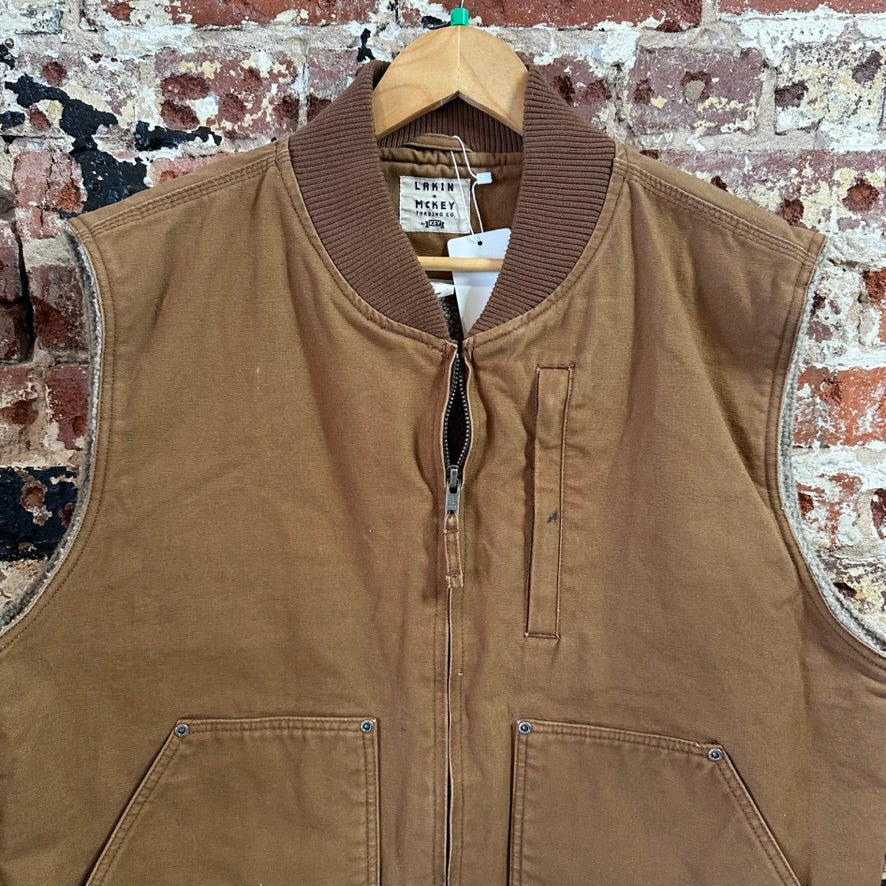 Lakin & McKey Brown Men's XL Vest