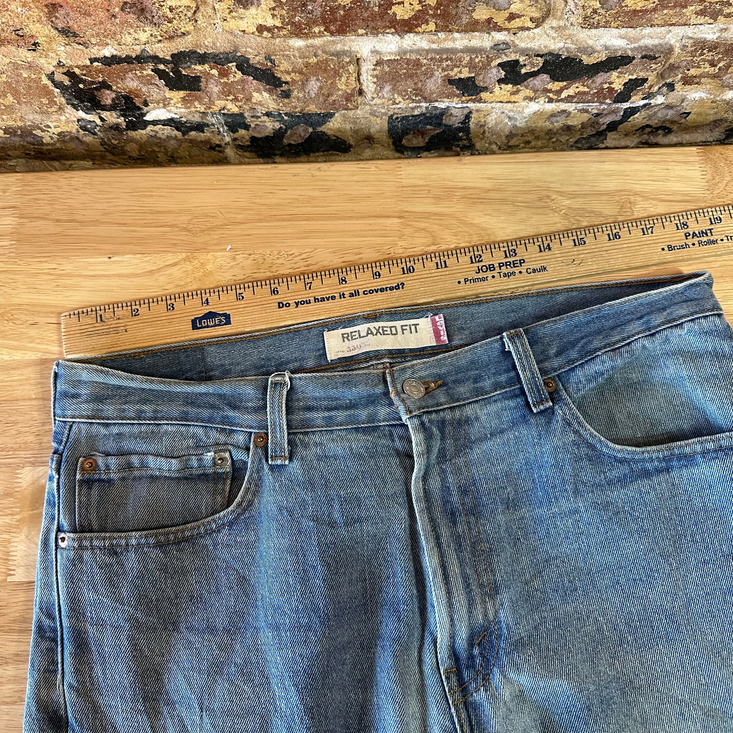 Levi's 550 Jeans Mens 34x30 Blue Cotton Denim Medium wash Relaxed Fit