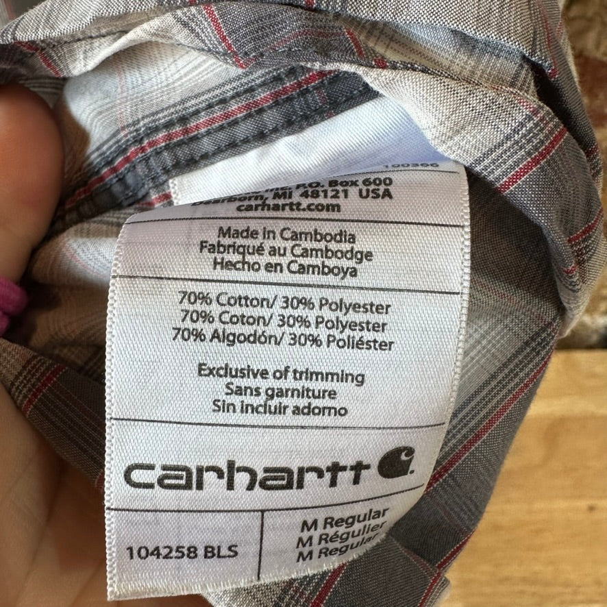 Carhartt Mens Medium Button Up