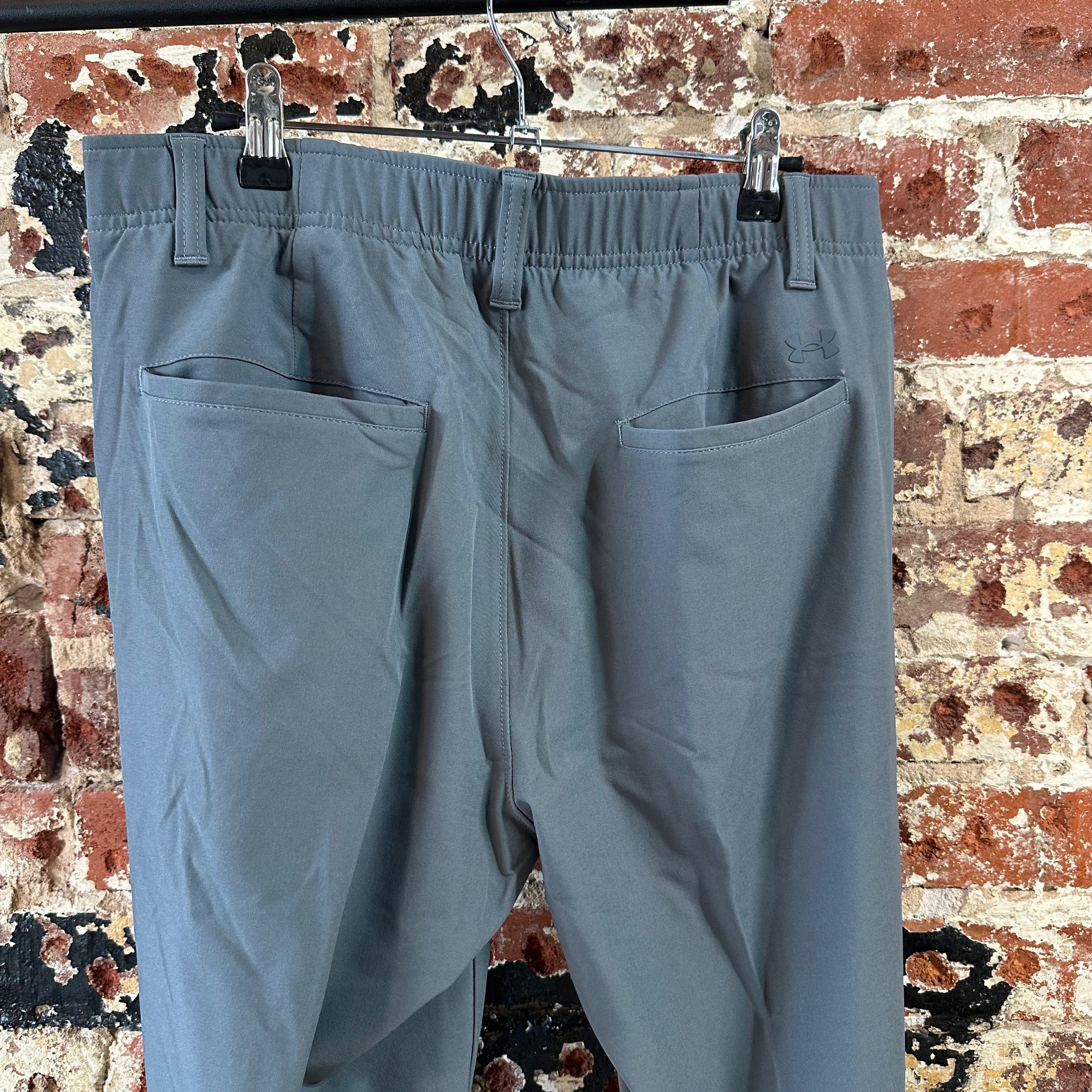 Under Armour Mens 34x30 Gray Pants