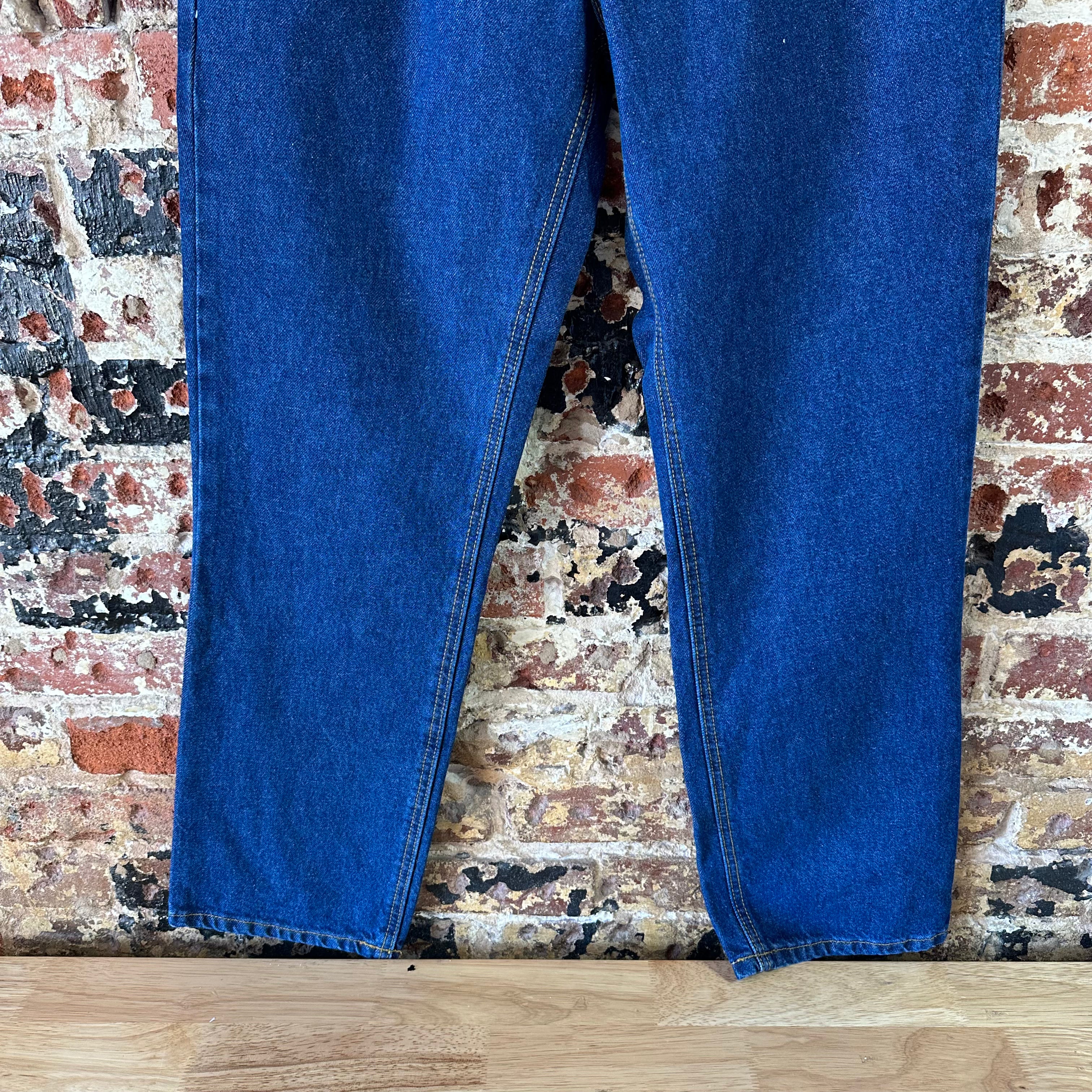 Carhartt Relaxed Fit Jeans Mens 30x30 blue Workwear 381-83 work denim 5 pocket