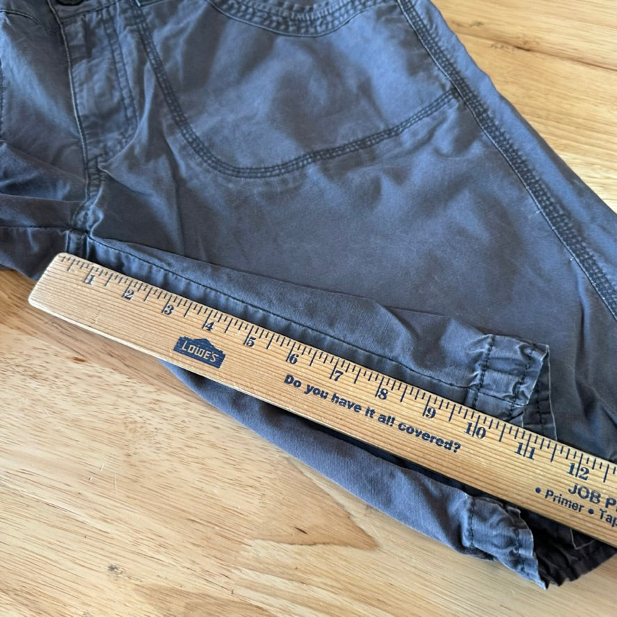 Carhartt Cargo Outdoor Canvas Shorts Womens Size 12 Gray 34x11"