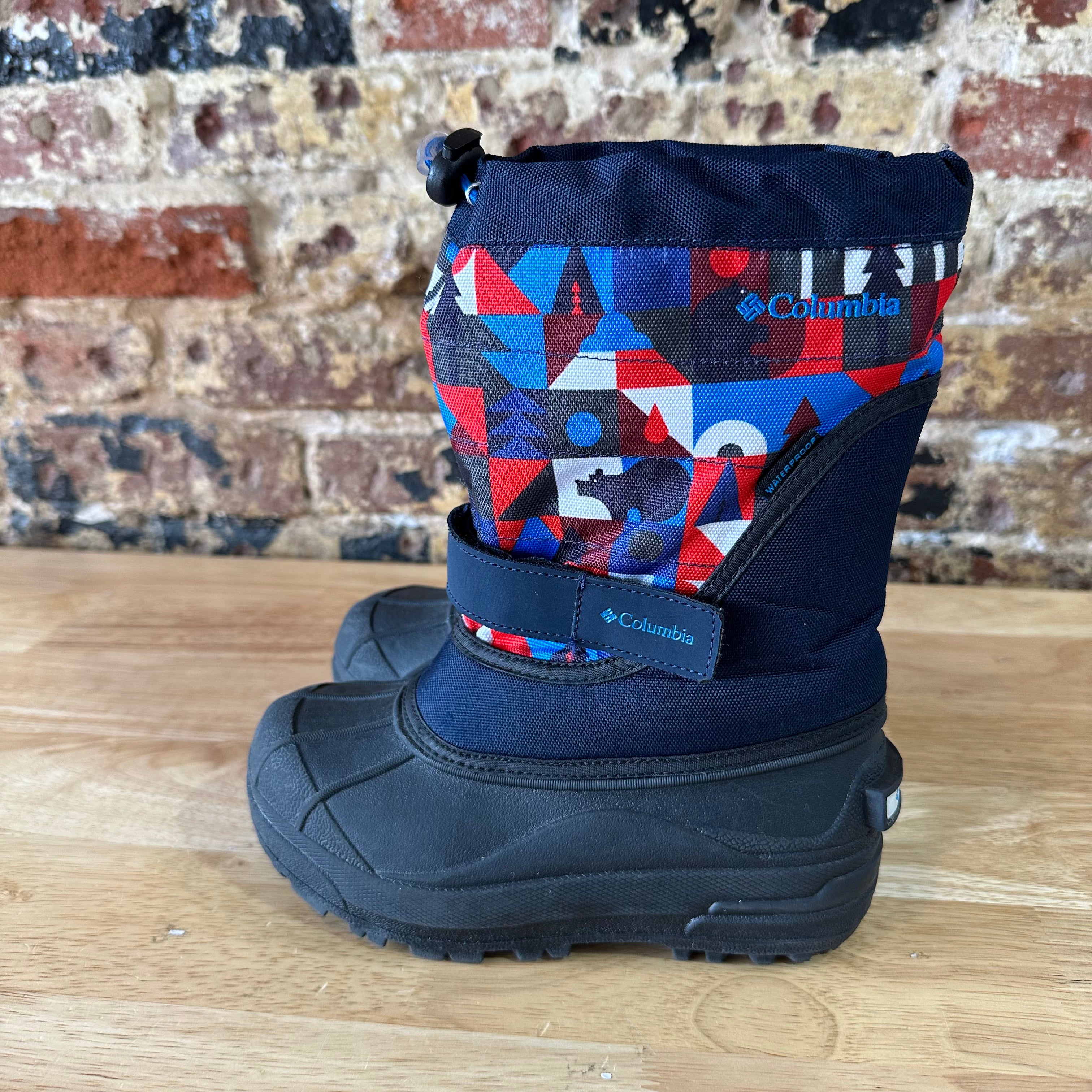 COLUMBIA Youth Kid Sz 1 POWDERBUG PLUS II Winter Snow Boots