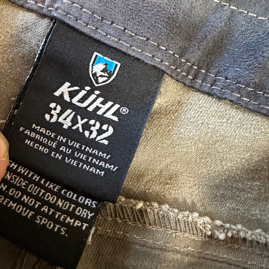 Kuhl Rydr Mens 34x32 Green Pants
