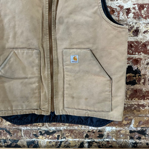Carhartt Brown Vest Mens Large Tall