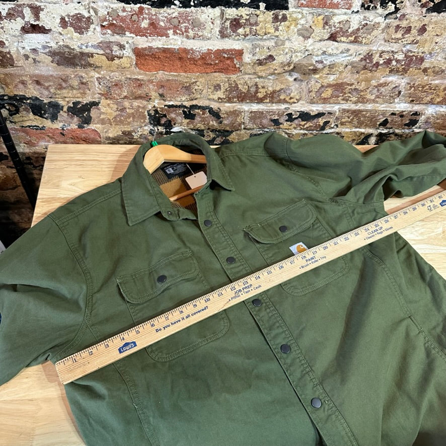 Carhartt Mens XL Tall Green Shacket