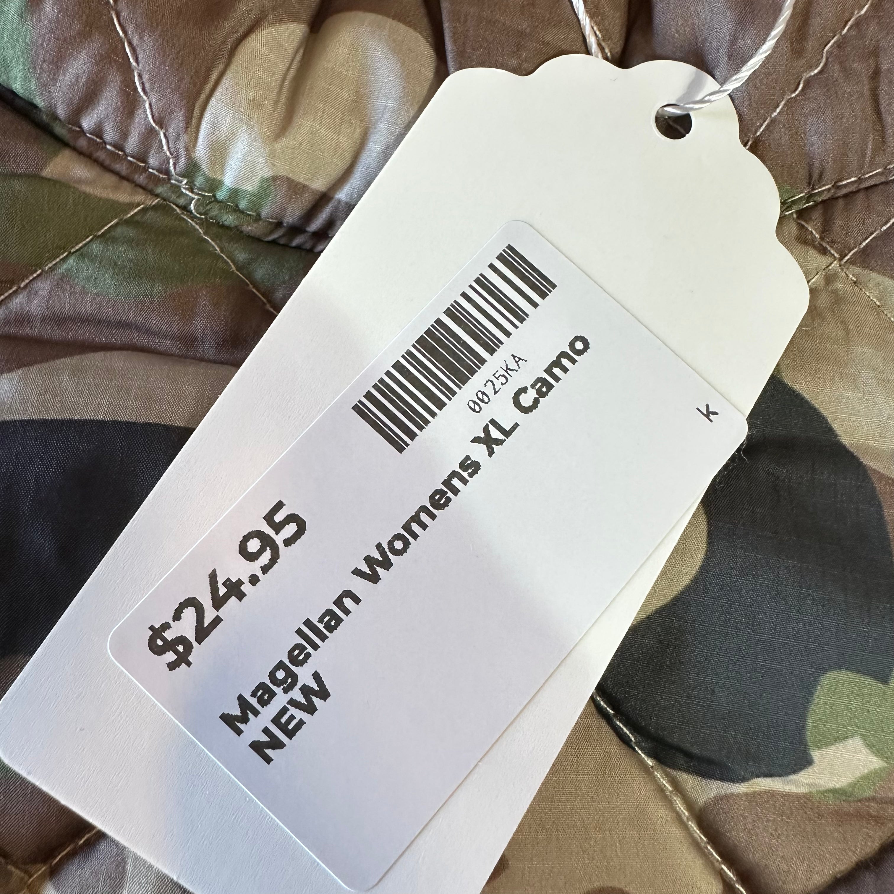 Magellan Womens XL Camo Pulover NEW