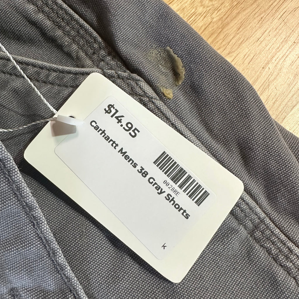 Carhartt Gray Shorts Mens 36