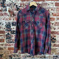 Wrangler Flannel Mens Medium Western Shirt