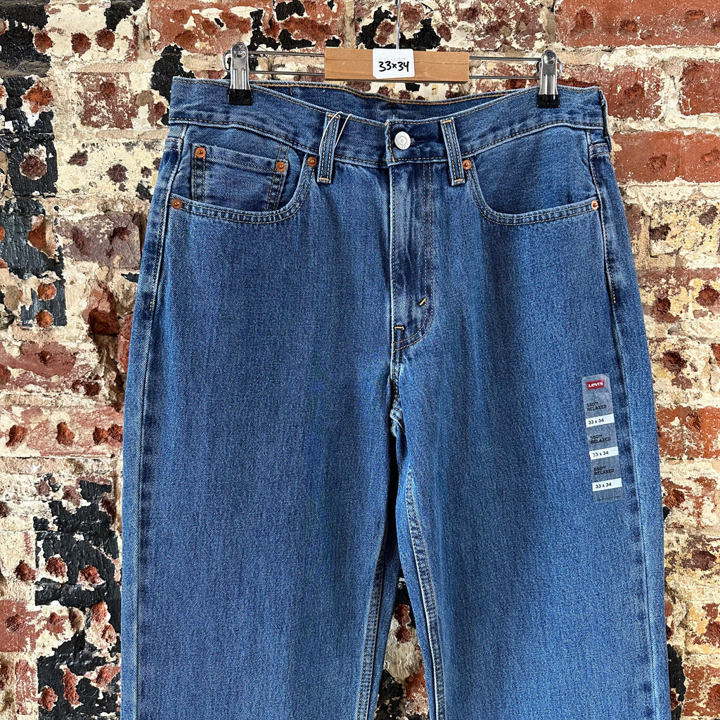 Levi's 550 Mens 33x34 Blue Jeans NEW
