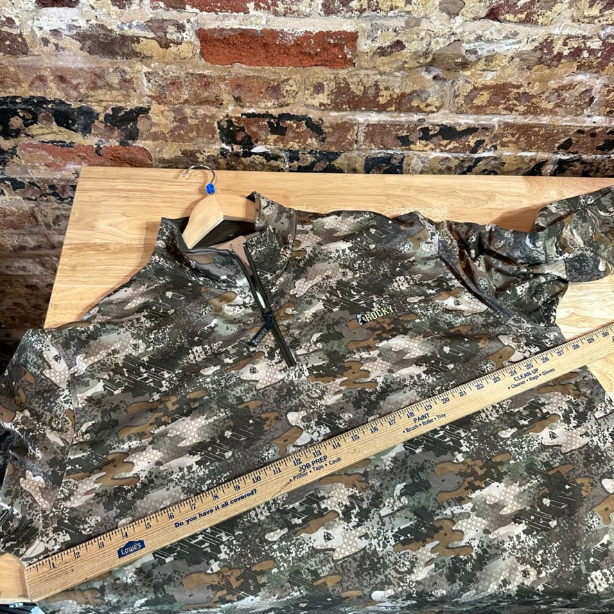 Rocky Men's 2XL L/S 1/4 zip Shirt
