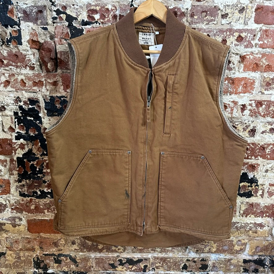 Lakin & McKey Brown Men's XL Vest