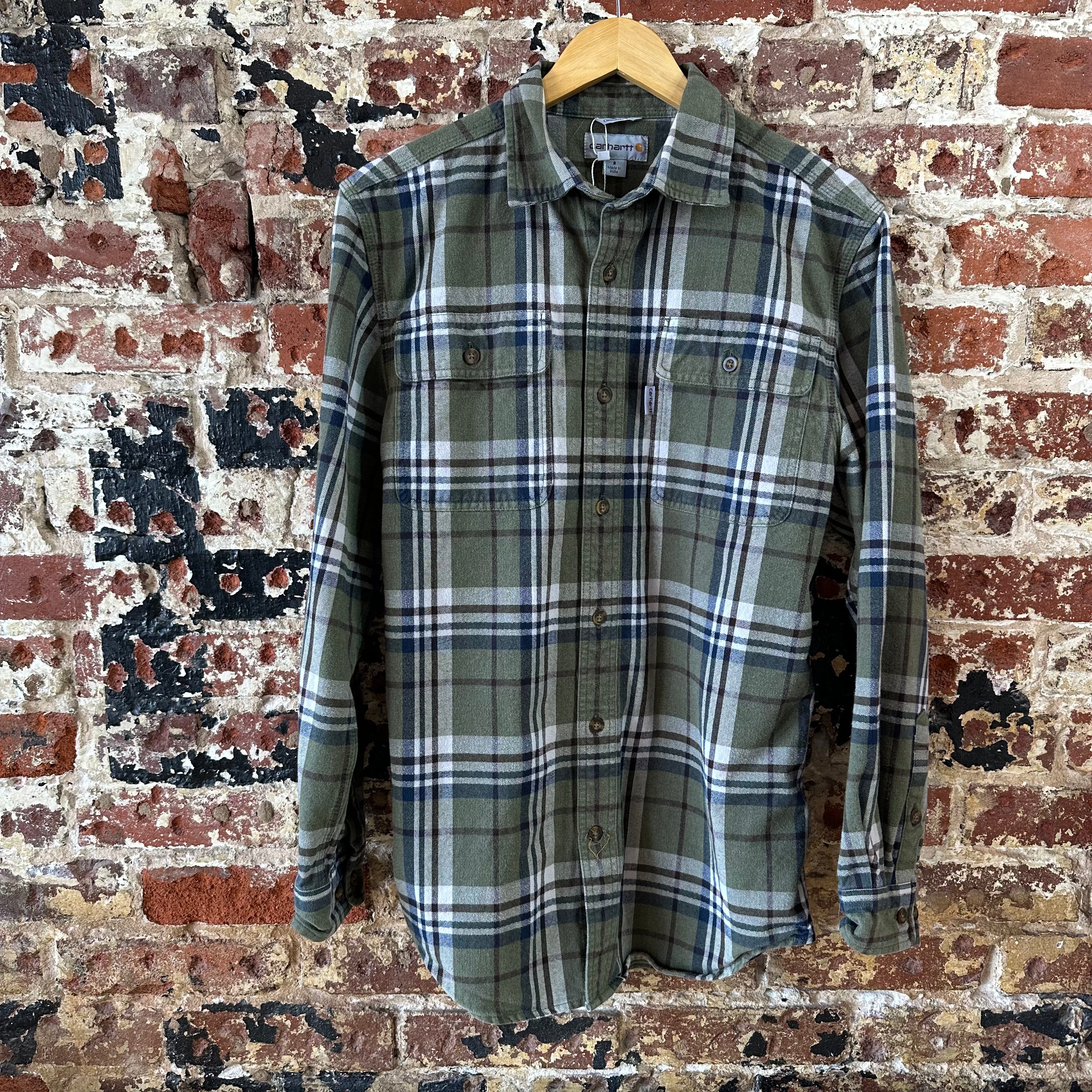 Carhartt Button Up Shirt Mens Small Long Sleeve