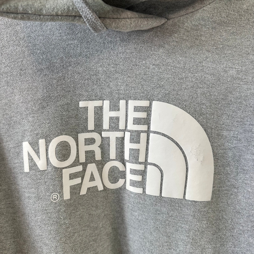 The North Face Men's XL Gray w/ White Logo Hoodie