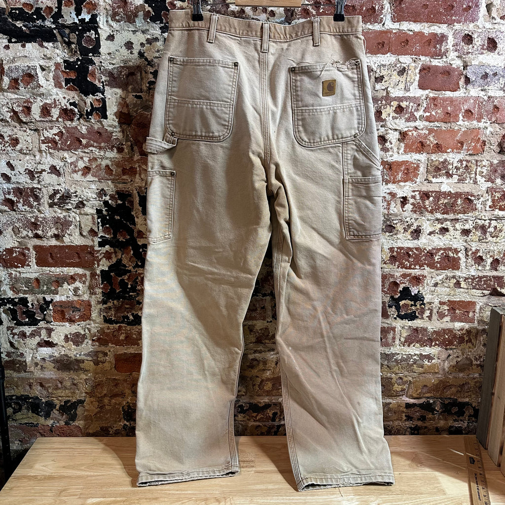 Carhartt B136 BRN Mens 34x34 Double Knee Pants