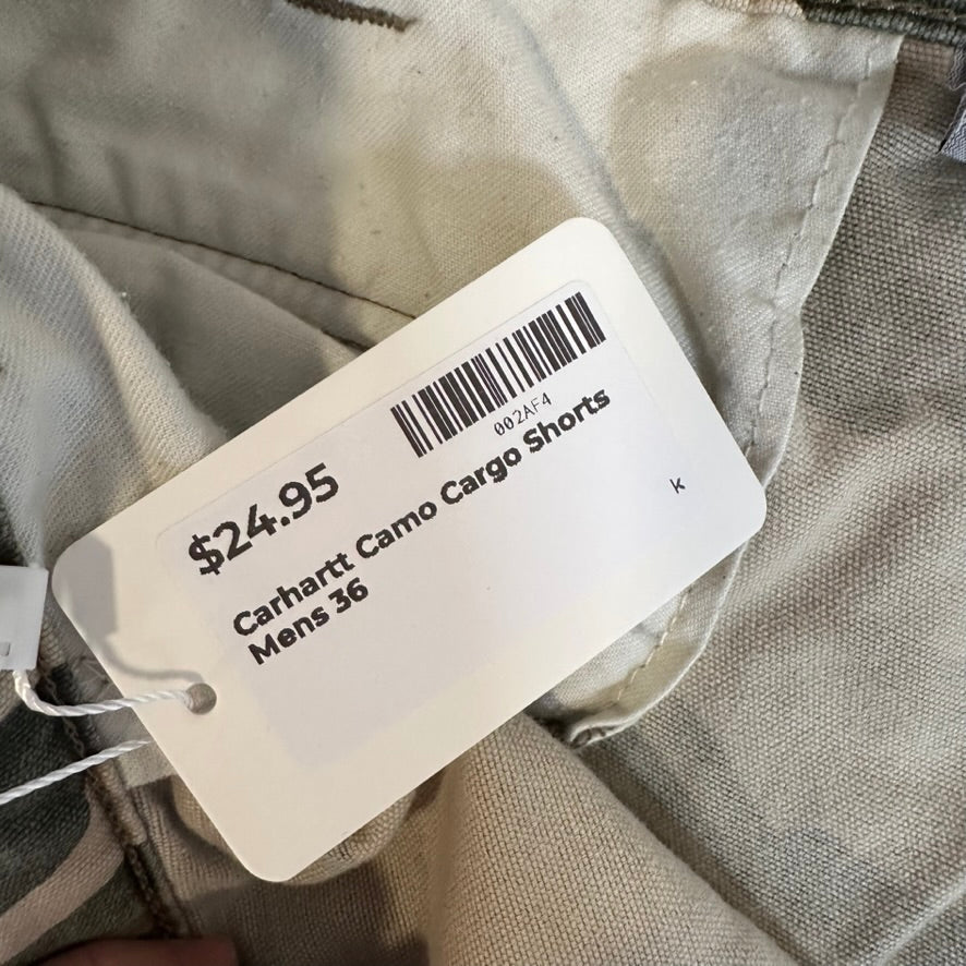 Carhartt Cargo Camo Shorts Mens 36