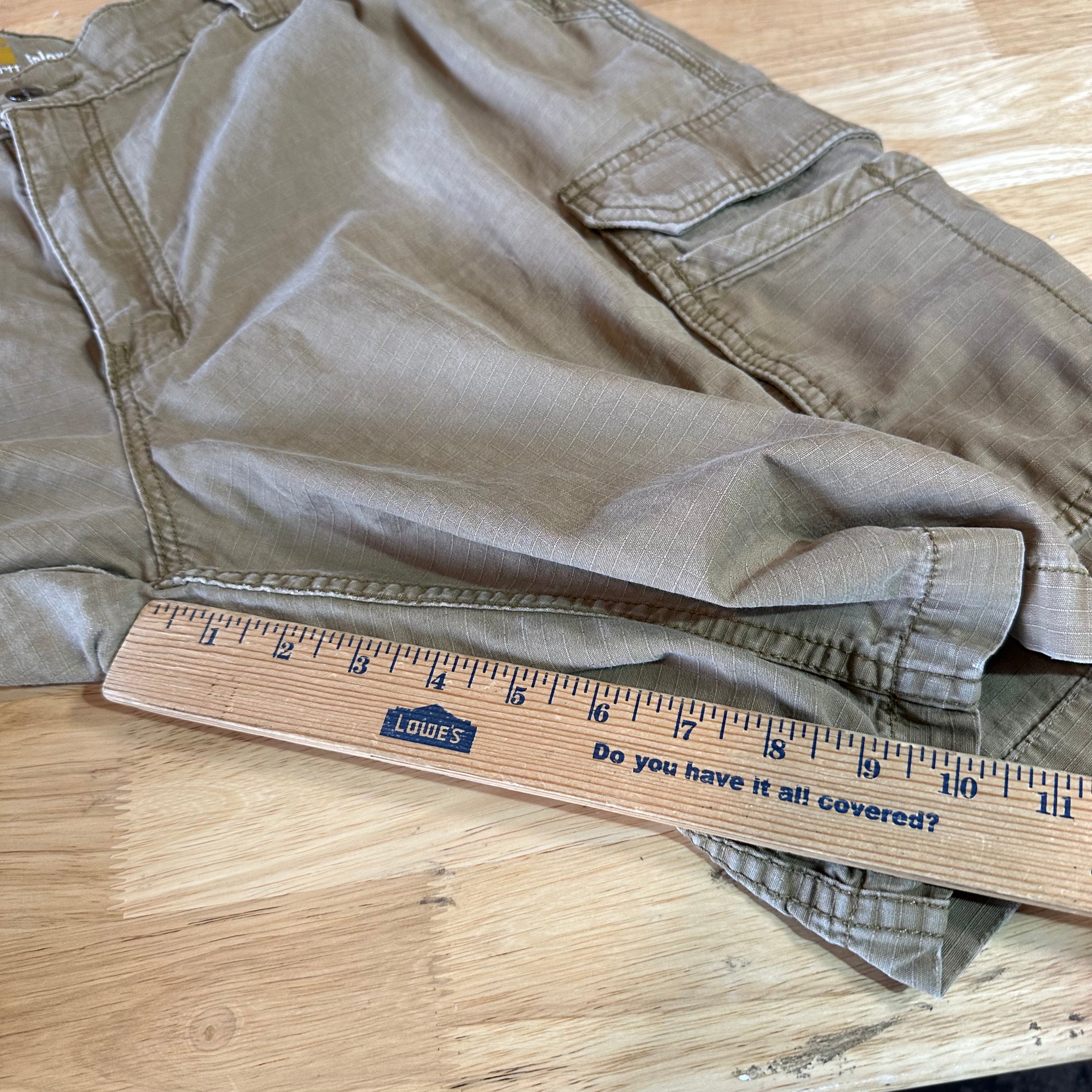 Carhartt Cargo Tan Shorts Mens 38