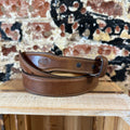 Justin top Grain Cowhide Brown Belt Mens 44