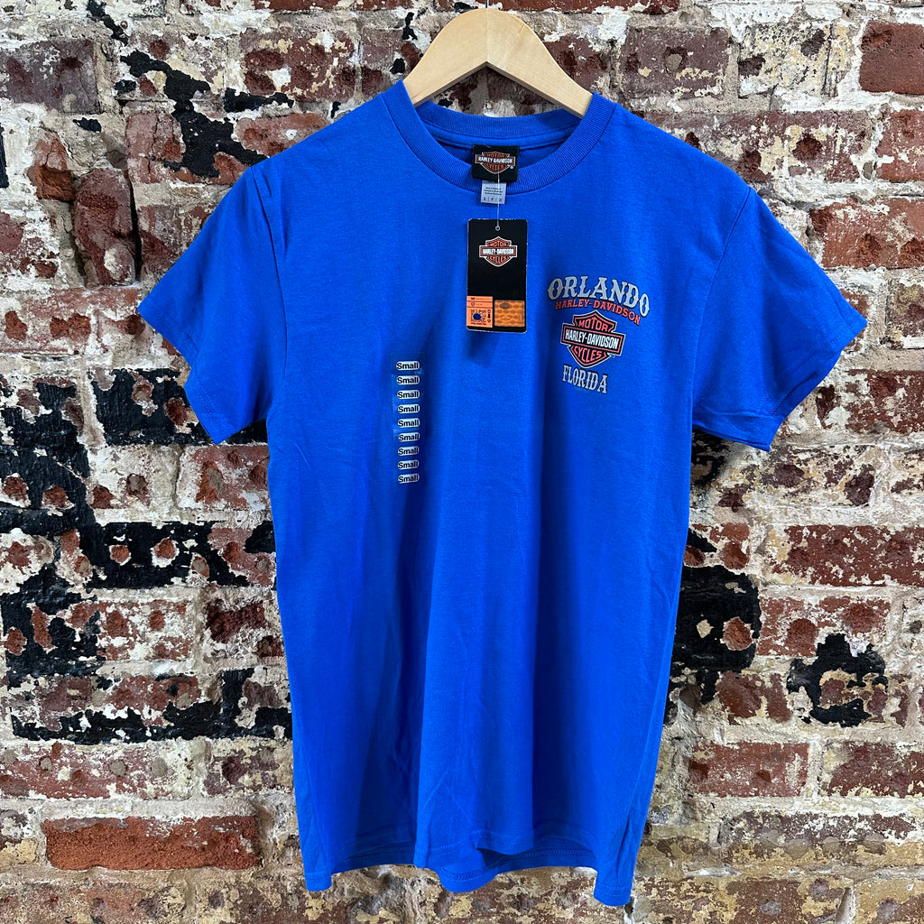 Harley Davidson Men's Small Short Sleeve Blue T-Shirt NEW