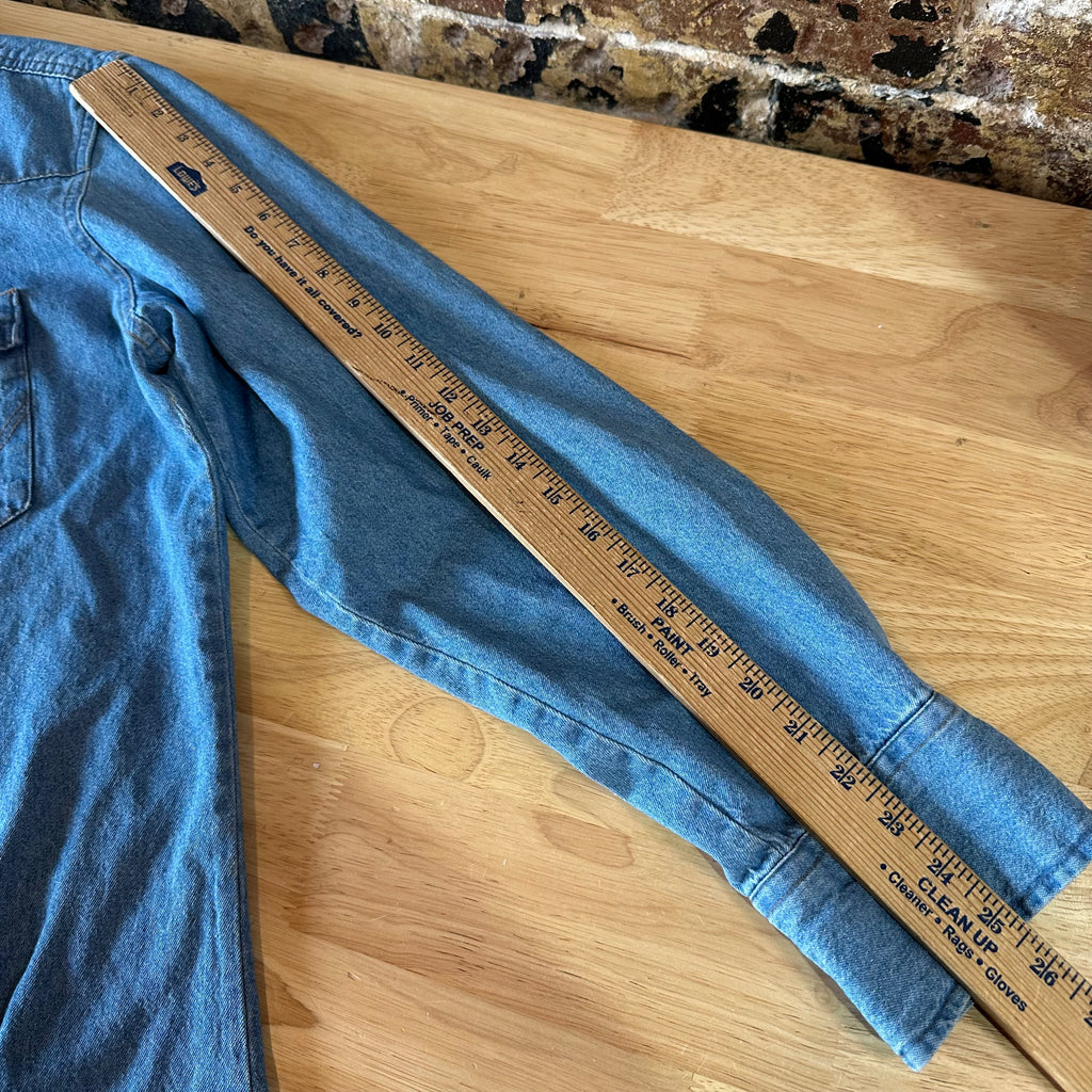 Wrangler Men's Large Blue Western Shirt