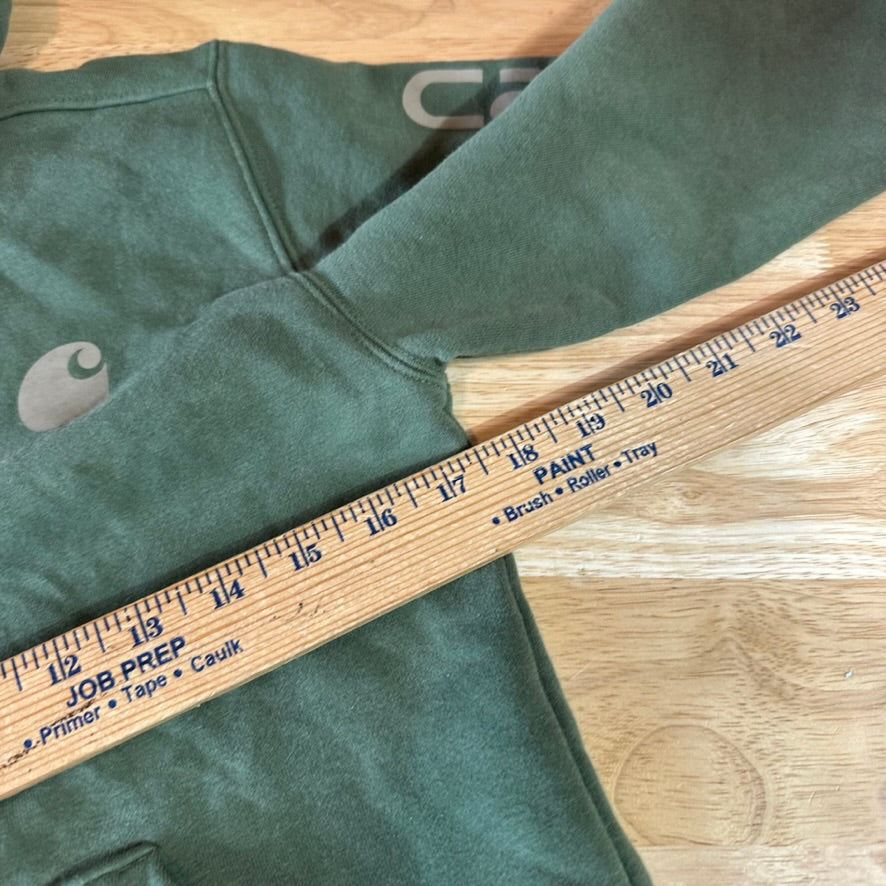 Carhartt Green Hoodie Boys Medium 10-12