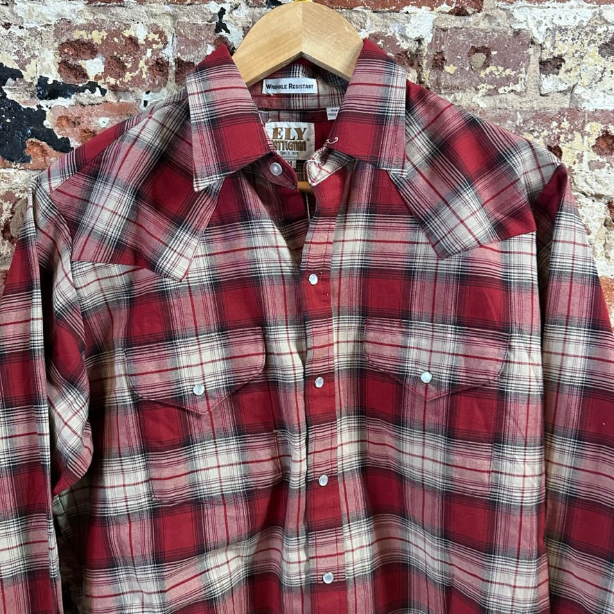 Ely Cattleman Mens Medium Western Shirt