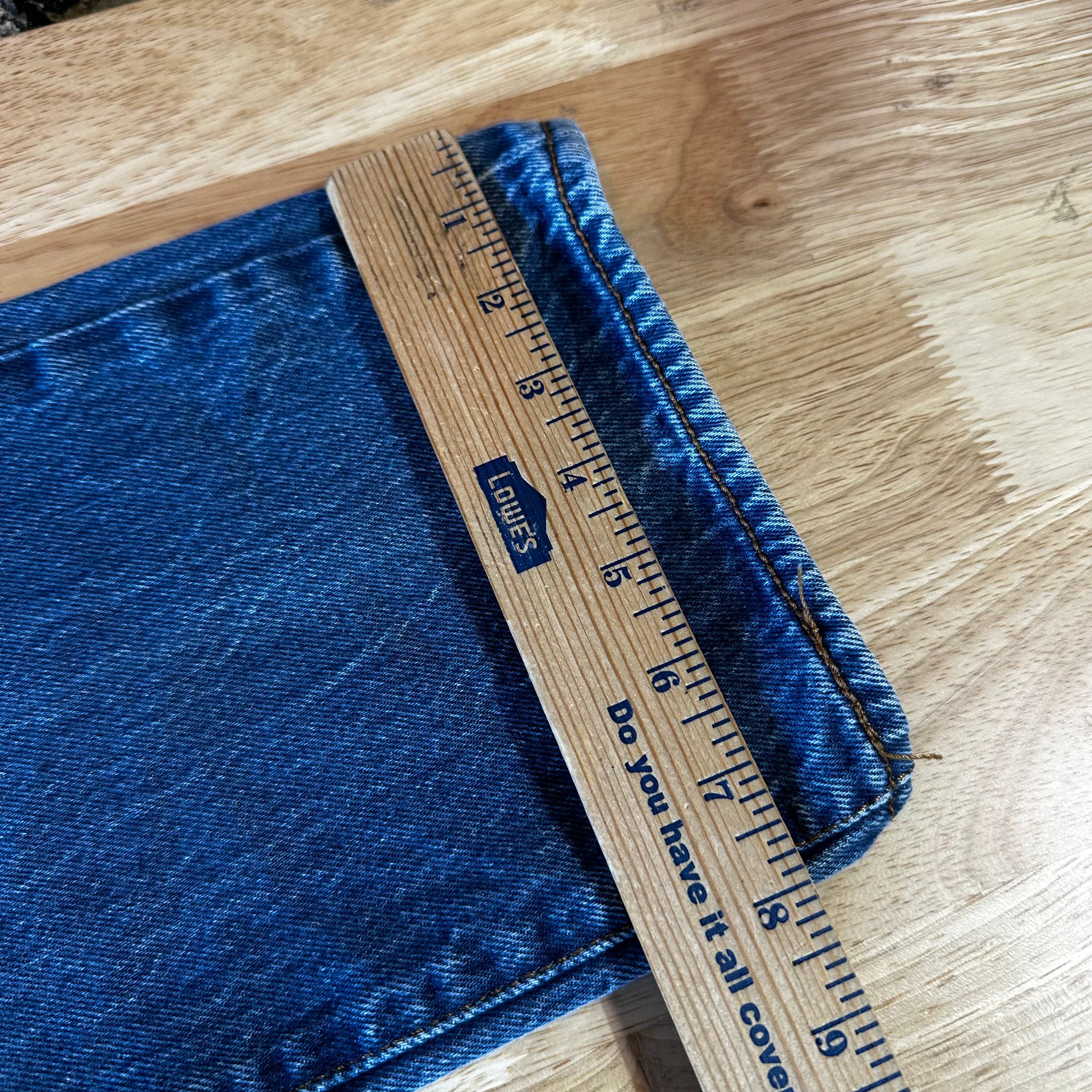 Levis 501 Jeans Mens 32x29 Straight Leg Button Fly Blue Denim