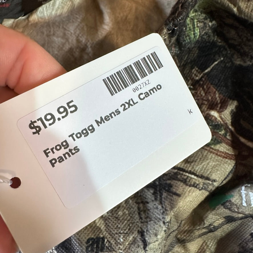 Frogg Toggs Camo Pants Mens 2XL