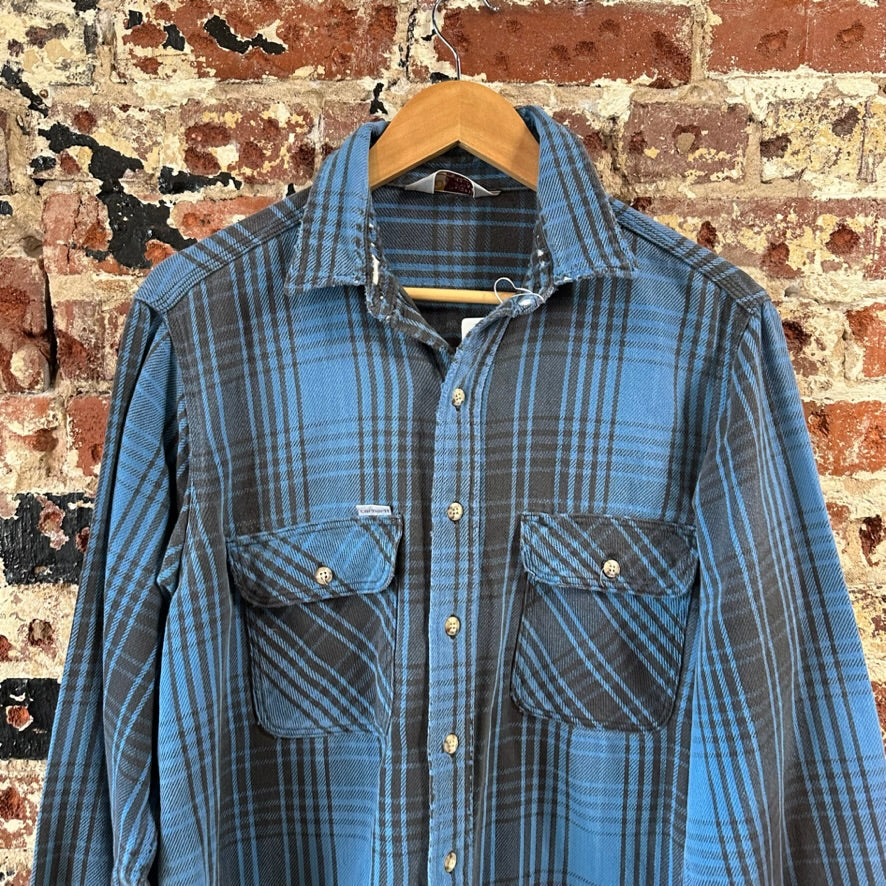 VTG Carhartt Men's Large Flannel Button Shirt