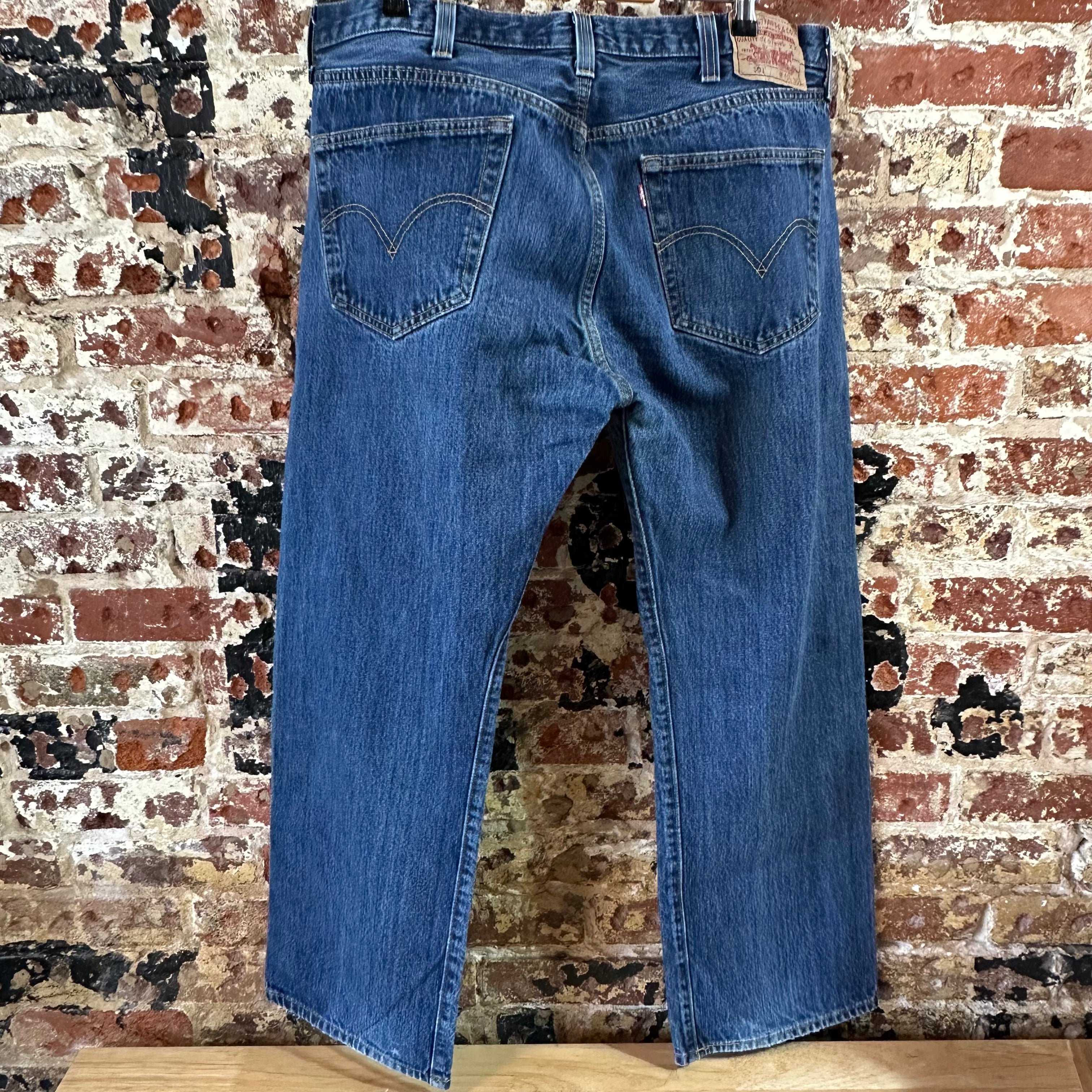 Levi's 501 Mens 40x30 Blue Jeans