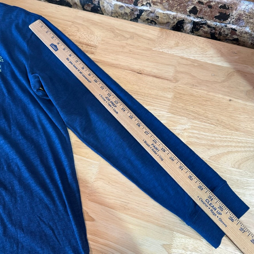 Life is Good Medium L/S Blue T-Shirt NEW