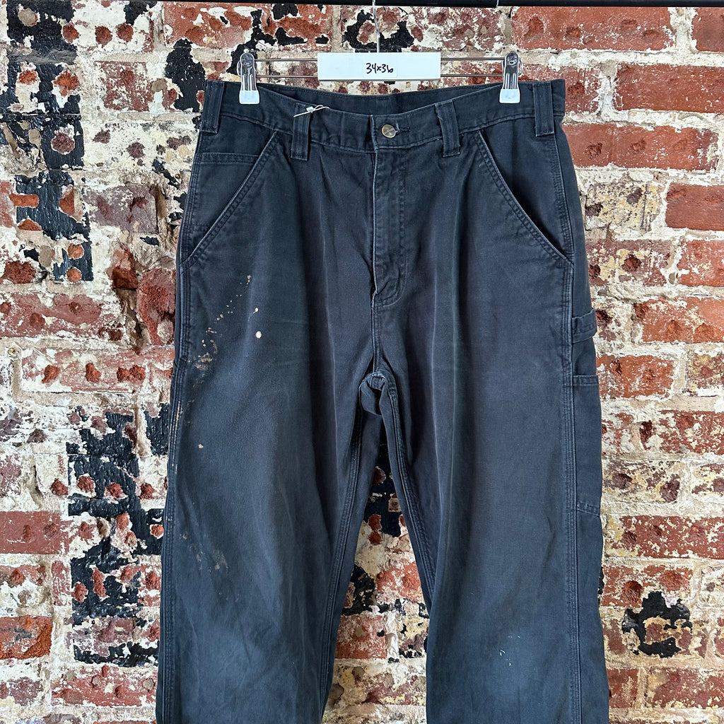 Carhartt Mens 34x36 Black Pants