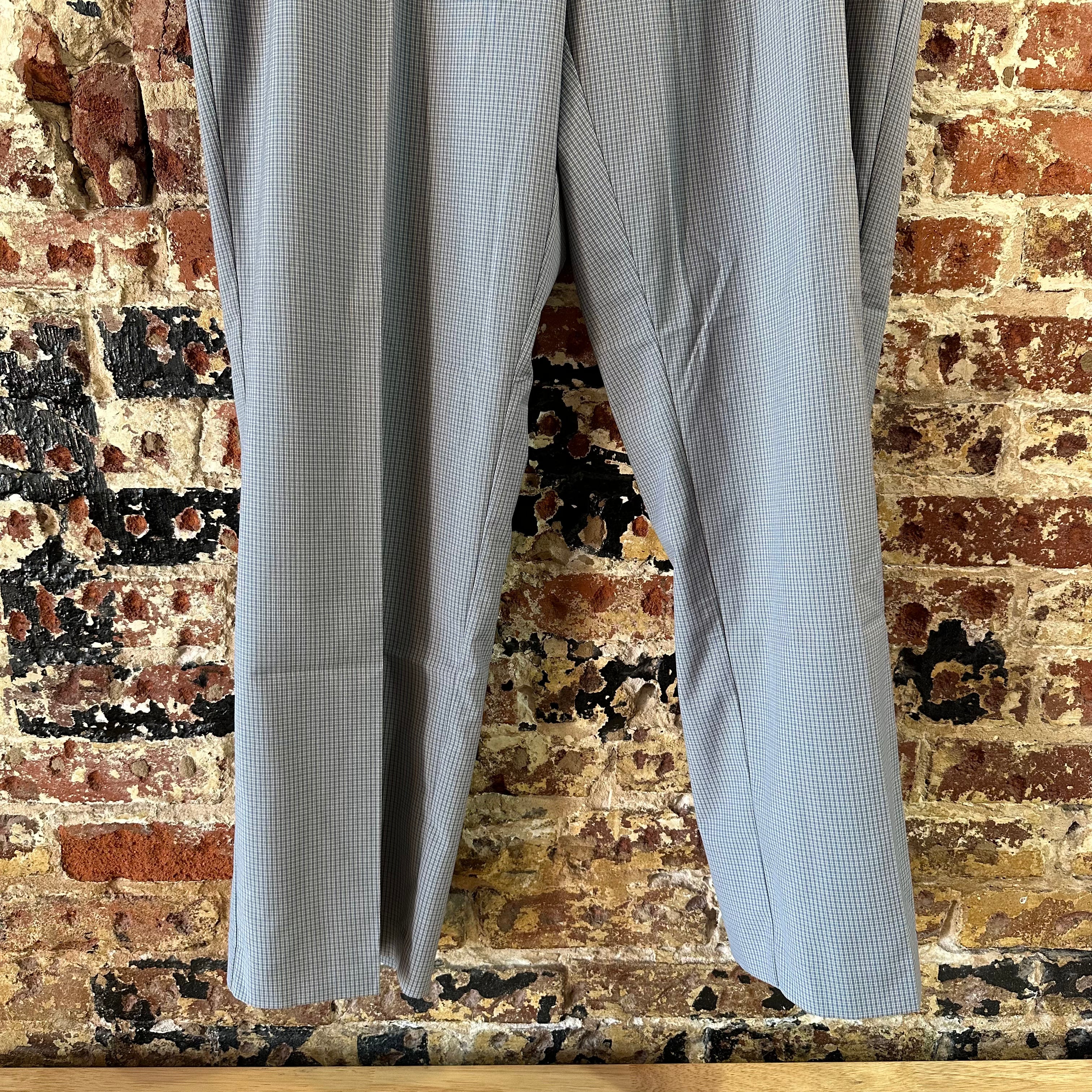Adidas Golf Pants Men's 40x32 Gray Performance Chino Madi P Check NEW