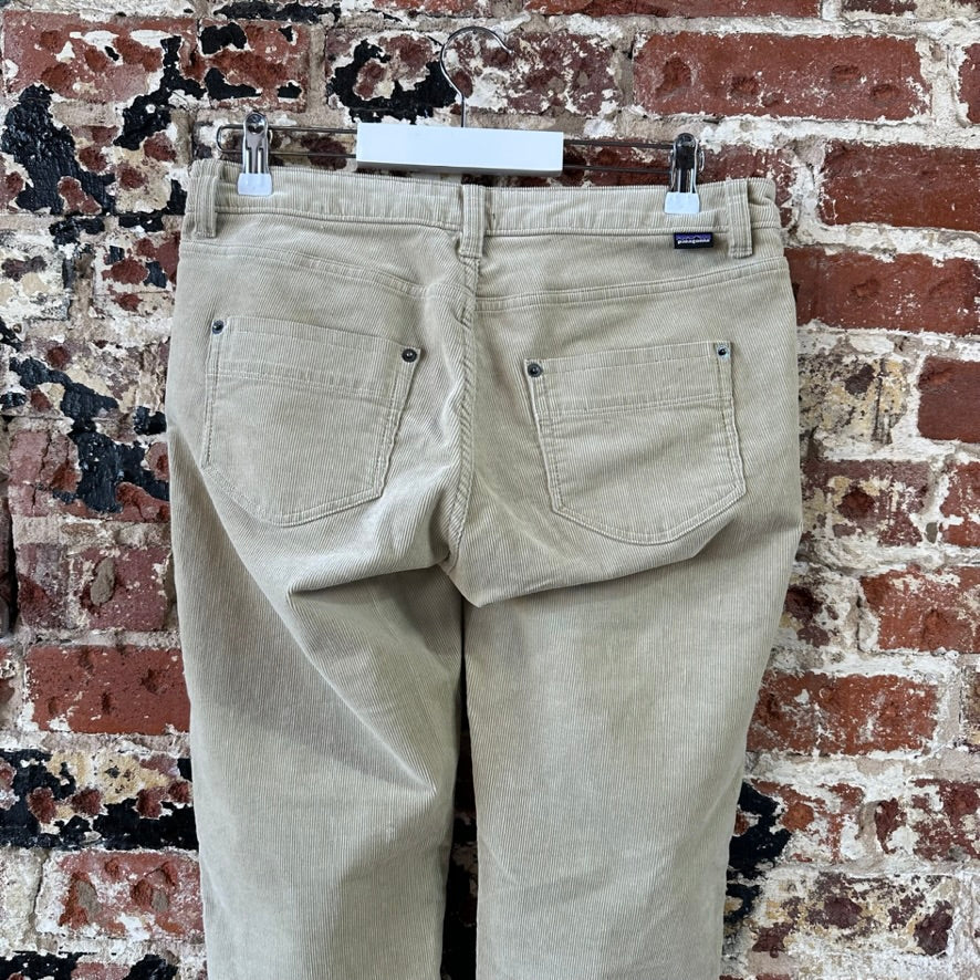 Patagonia Corduroy Pants Womens 28 Tan Khaki Travel 31x31"